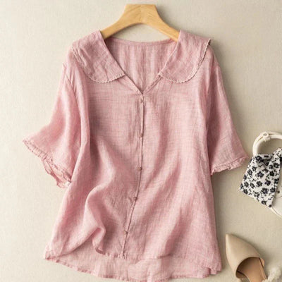 Lena Linen Blouse